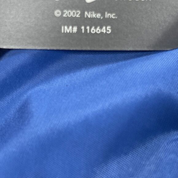 Vintage Nike Track Pants Mens 2XL Blue Windbreaker Waterproof Ankle Zip - Picture 12 of 16